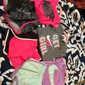 Set of 3 2 piece Nike girls sets